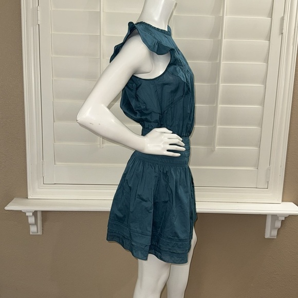 Rails Minnie Flutter Sleeve Mini Dress Lagoon - Picture 6 of 14